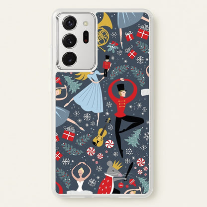 Nutcracker Ballet Pattern - Christmas  -  Phone Case for Galaxy Note 20 Ultra