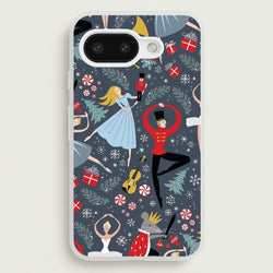 Nutcracker Ballet Pattern - Christmas  -  Phone Case for Google Pixel 9a