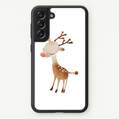 Watercolour Rudolph The Reindeer  -  Phone Case for Galaxy S22 Plus