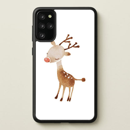 Watercolour Rudolph The Reindeer  -  Phone Case for Galaxy S20 Plus