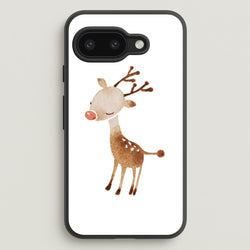Watercolour Rudolph The Reindeer  -  Phone Case for Google Pixel 9a