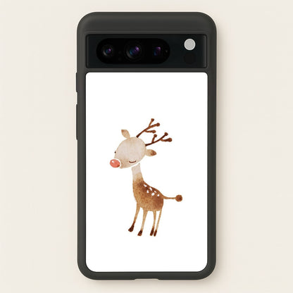 Watercolour Rudolph The Reindeer  -  Phone Case for Google Pixel 8 Pro