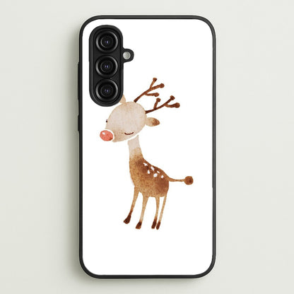 Watercolour Rudolph The Reindeer  -  Phone Case for Galaxy A16