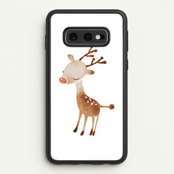 Watercolour Rudolph The Reindeer  -  Phone Case for Galaxy S10e