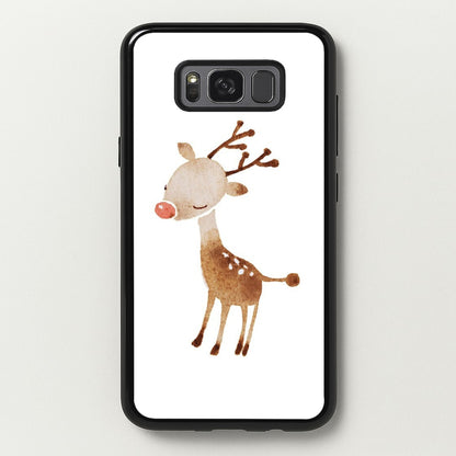 Watercolour Rudolph The Reindeer  -  Phone Case for Galaxy S8 Plus
