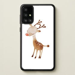 Watercolour Rudolph The Reindeer  -  Phone Case for Galaxy A71