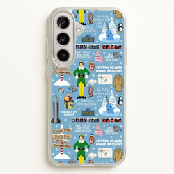Blue Buddy The Elf Pattern  - Elf Phone Case for Galaxy A56