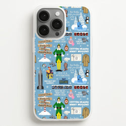 Blue Buddy The Elf Pattern  - Elf Phone Case for iPhone 13 Pro Max