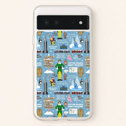 Blue Buddy The Elf Pattern  - Elf Phone Case for Google Pixel 6