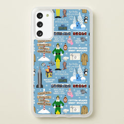 Blue Buddy The Elf Pattern  - Elf Phone Case for Galaxy S20FE