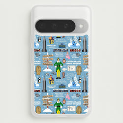 Blue Buddy The Elf Pattern Phone Case for Google Pixel 10 Pro XL