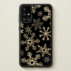 Gold Snowflake Pattern  -  Phone Case for Galaxy A71