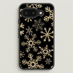 Gold Snowflake Pattern  -  Phone Case for Google Pixel 9a