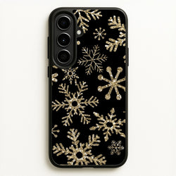 Gold Snowflake Pattern  -  Phone Case for Galaxy A56