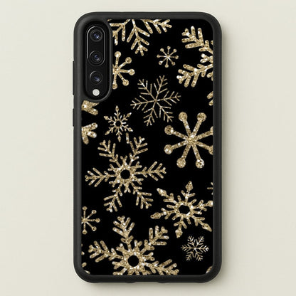 Gold Snowflake Pattern  -  Phone Case for Huawei P20 Pro