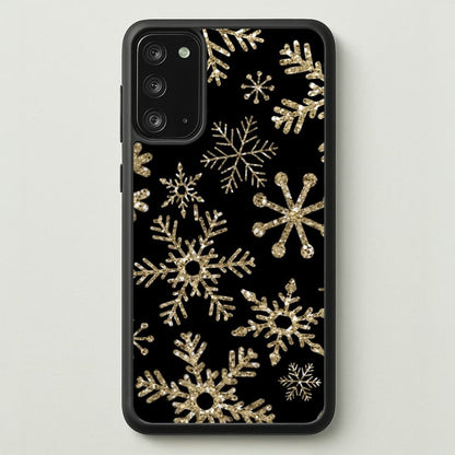 Gold Snowflake Pattern  -  Phone Case for Galaxy Note 20