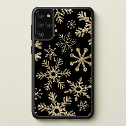 Gold Snowflake Pattern  -  Phone Case for Galaxy S20 Plus