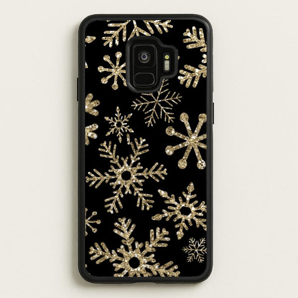 Gold Snowflake Pattern  -  Phone Case for Galaxy S9