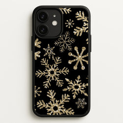 Gold Snowflake Pattern  -  Phone Case for iPhone 11