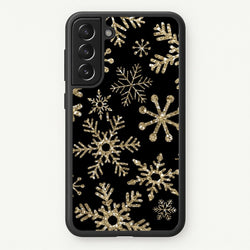 Gold Snowflake Pattern  -  Phone Case for Galaxy S21