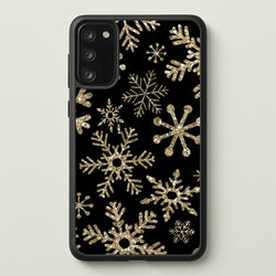 Gold Snowflake Pattern  -  Phone Case for Galaxy S20FE