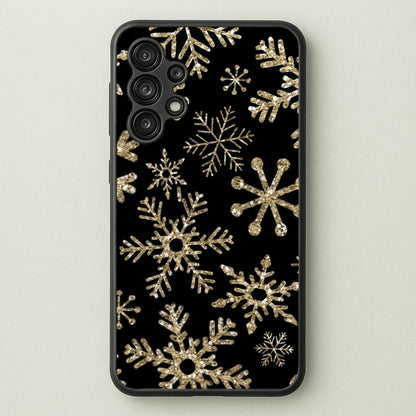Gold Snowflake Pattern  -  Phone Case for Galaxy A13