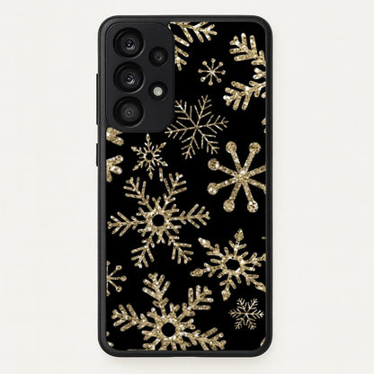Gold Snowflake Pattern  -  Phone Case for Galaxy A53