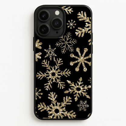 Gold Snowflake Pattern  -  Phone Case for iPhone 11 Pro Max