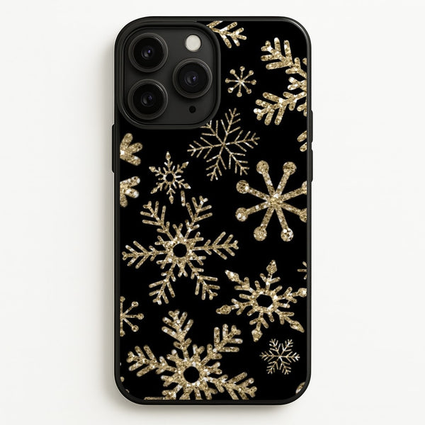 Gold Snowflake Pattern  -  Phone Case for iPhone 11 Pro Max