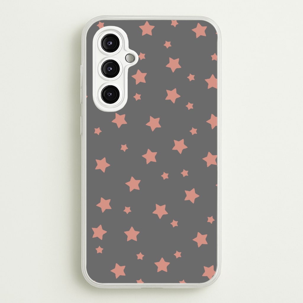 Rose Gold Star Pattern  -  Phone Case for Galaxy A14