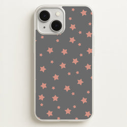 Rose Gold Star Pattern  -  Phone Case for iPhone 13 Mini
