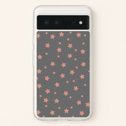 Rose Gold Star Pattern  -  Phone Case for Google Pixel 6