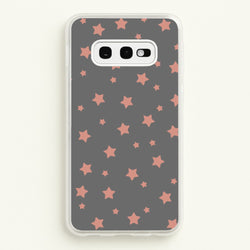 Rose Gold Star Pattern  -  Phone Case for Galaxy S10e
