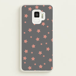 Rose Gold Star Pattern  -  Phone Case for Galaxy S9