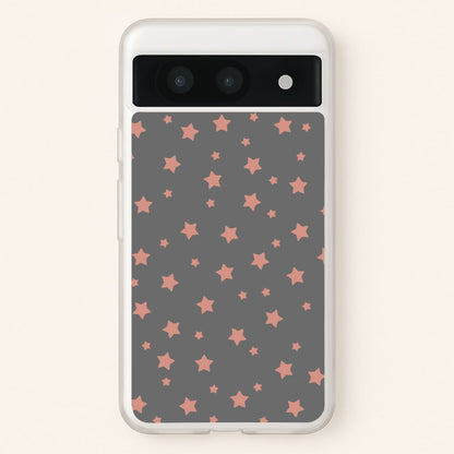 Rose Gold Star Pattern  -  Phone Case for Google Pixel 8a