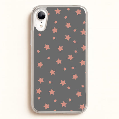 Rose Gold Star Pattern  -  Phone Case for iPhone XR
