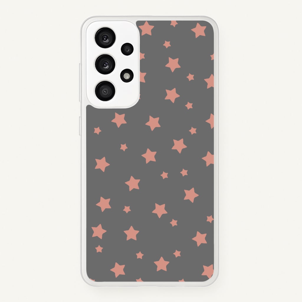 Rose Gold Star Pattern  -  Phone Case for Galaxy A53