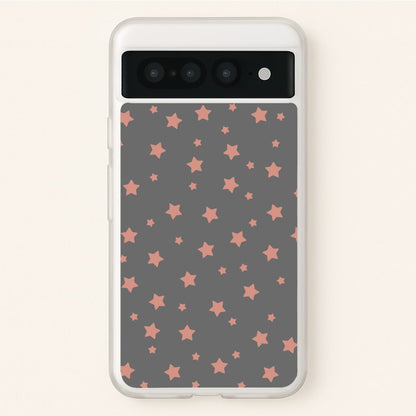 Rose Gold Star Pattern  -  Phone Case for Google Pixel 7 Pro