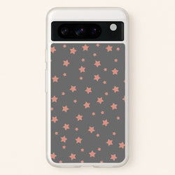 Rose Gold Star Pattern  -  Phone Case for Google Pixel 8 Pro