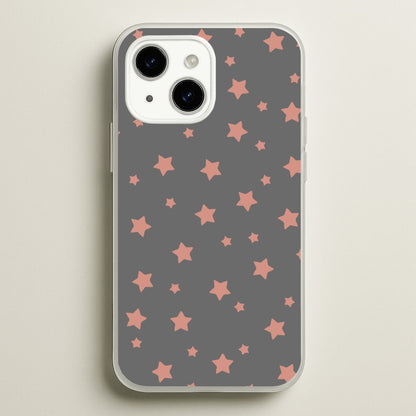 Rose Gold Star Pattern  -  Phone Case for iPhone 15
