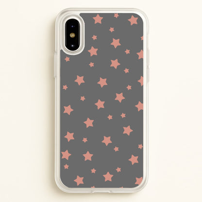 Rose Gold Star Pattern  -  Phone Case for iPhone X / XS