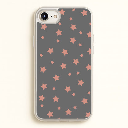 Rose Gold Star Pattern  -  Phone Case for iPhone 6 / 7 / 8 / SE