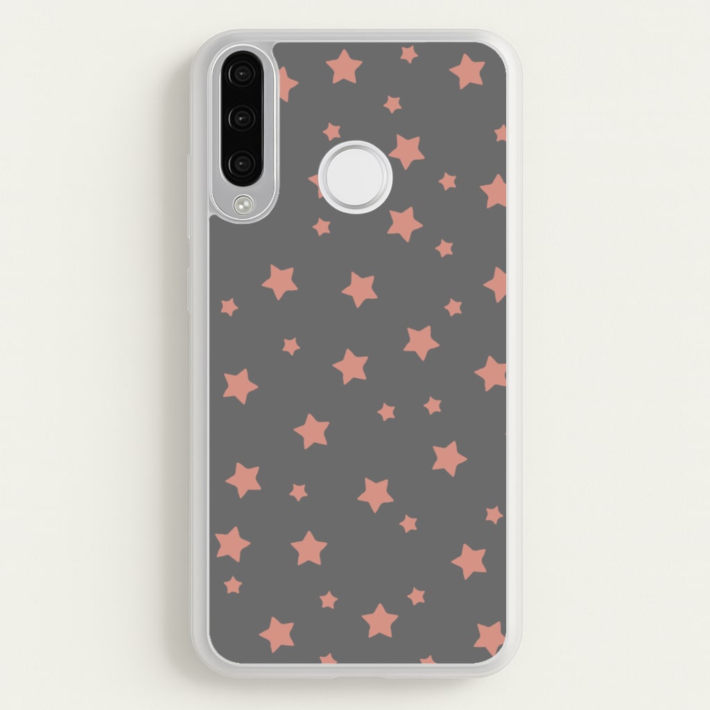 Rose Gold Star Pattern  -  Phone Case for Huawei P30 Lite