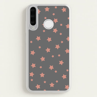 Rose Gold Star Pattern  -  Phone Case for Huawei P30 Lite