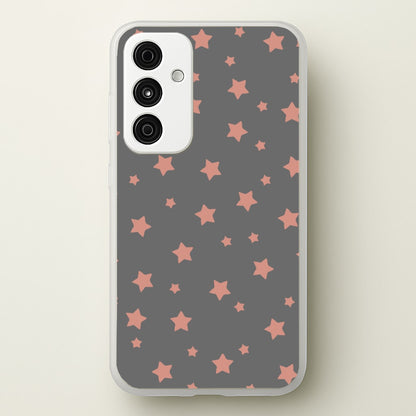 Rose Gold Star Pattern  -  Phone Case for Galaxy A15