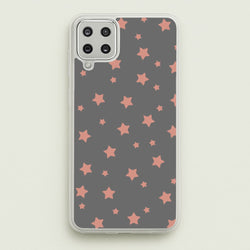 Rose Gold Star Pattern  -  Phone Case for Galaxy A12