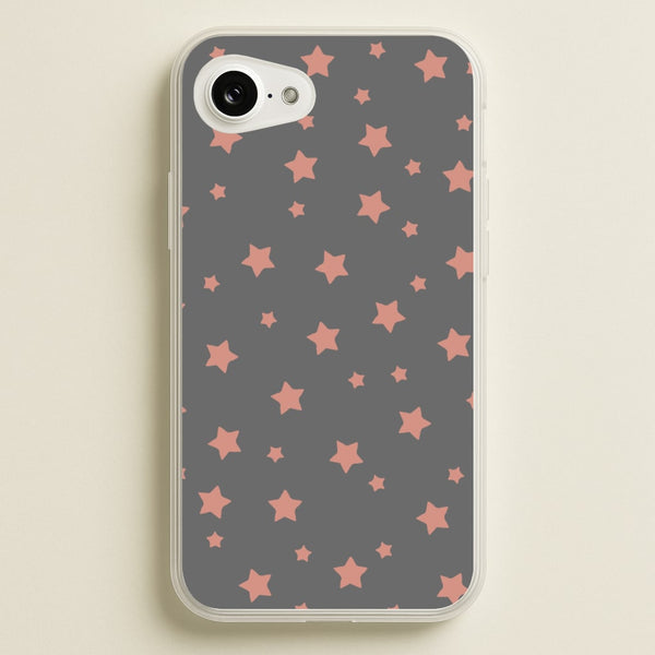Rose Gold Star Pattern  -  Phone Case for iPhone 16e