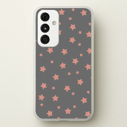 Rose Gold Star Pattern  -  Phone Case for Galaxy A55