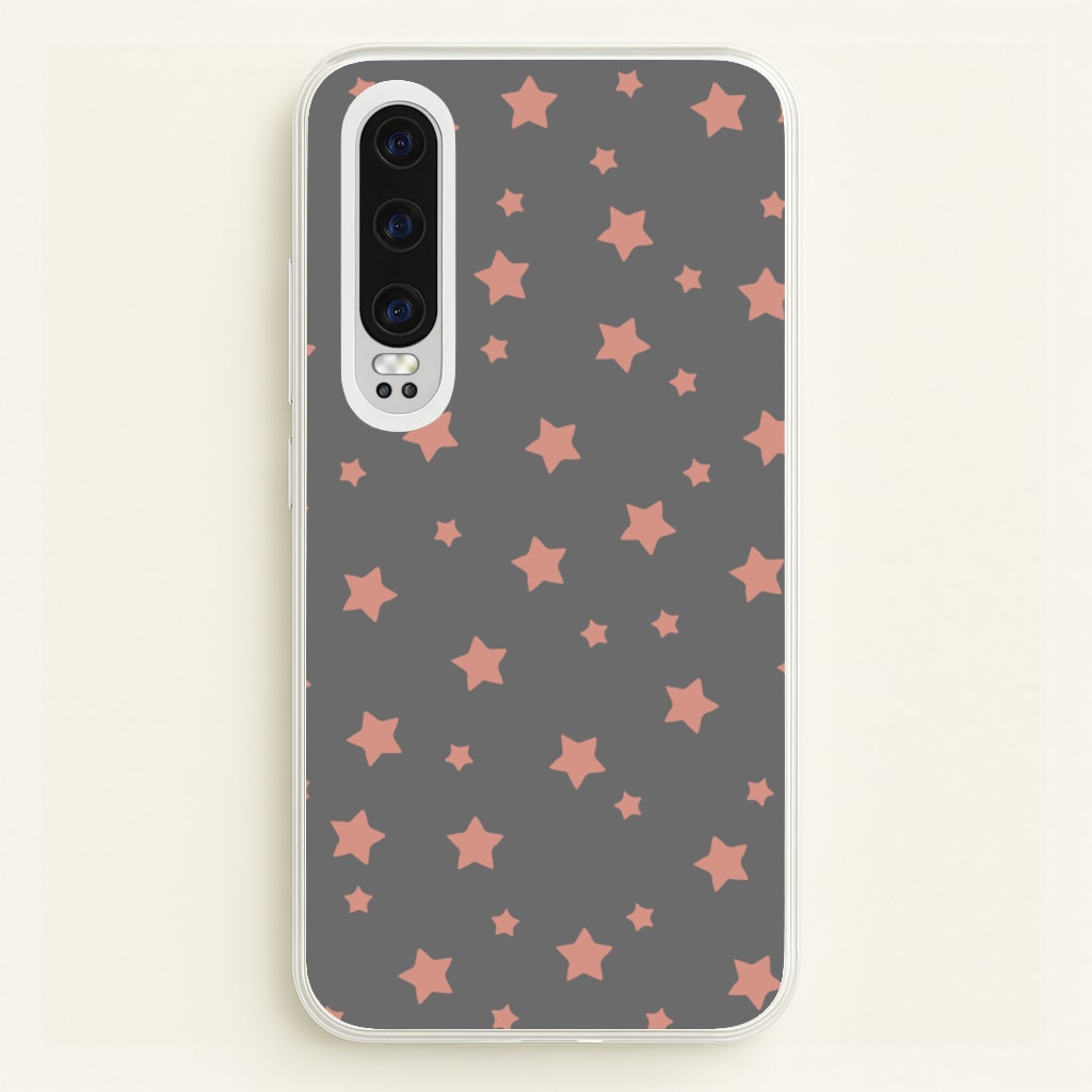 Rose Gold Star Pattern  -  Phone Case for Huawei P30
