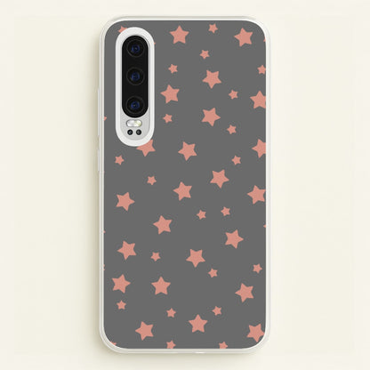 Rose Gold Star Pattern  -  Phone Case for Huawei P30
